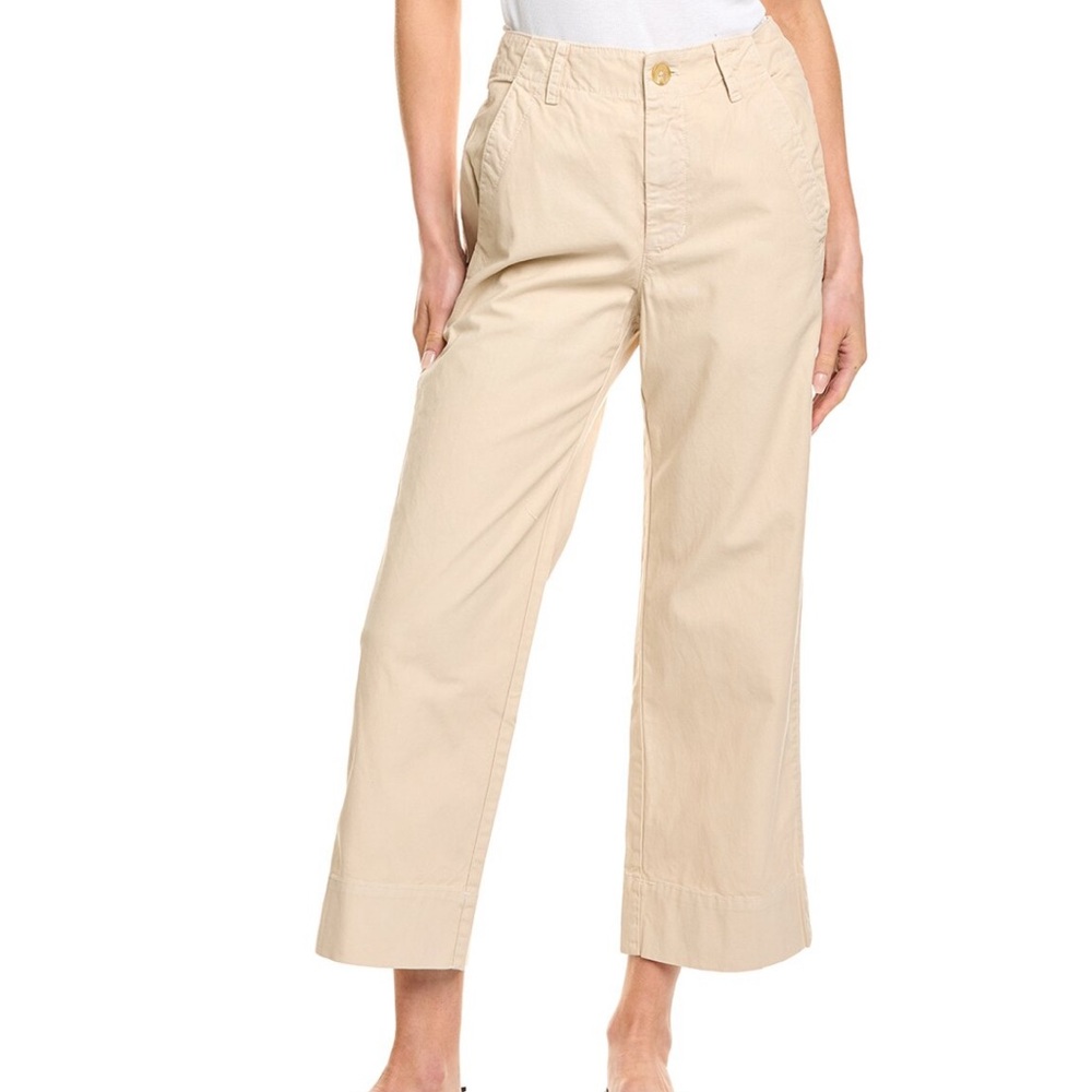 NWT Velvet Sabine Cotton Canvas Pant in Oyster Tan